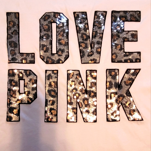 VS PINK LONG SLEEVE SHIRT, SIZE M - Picture 2 of 5